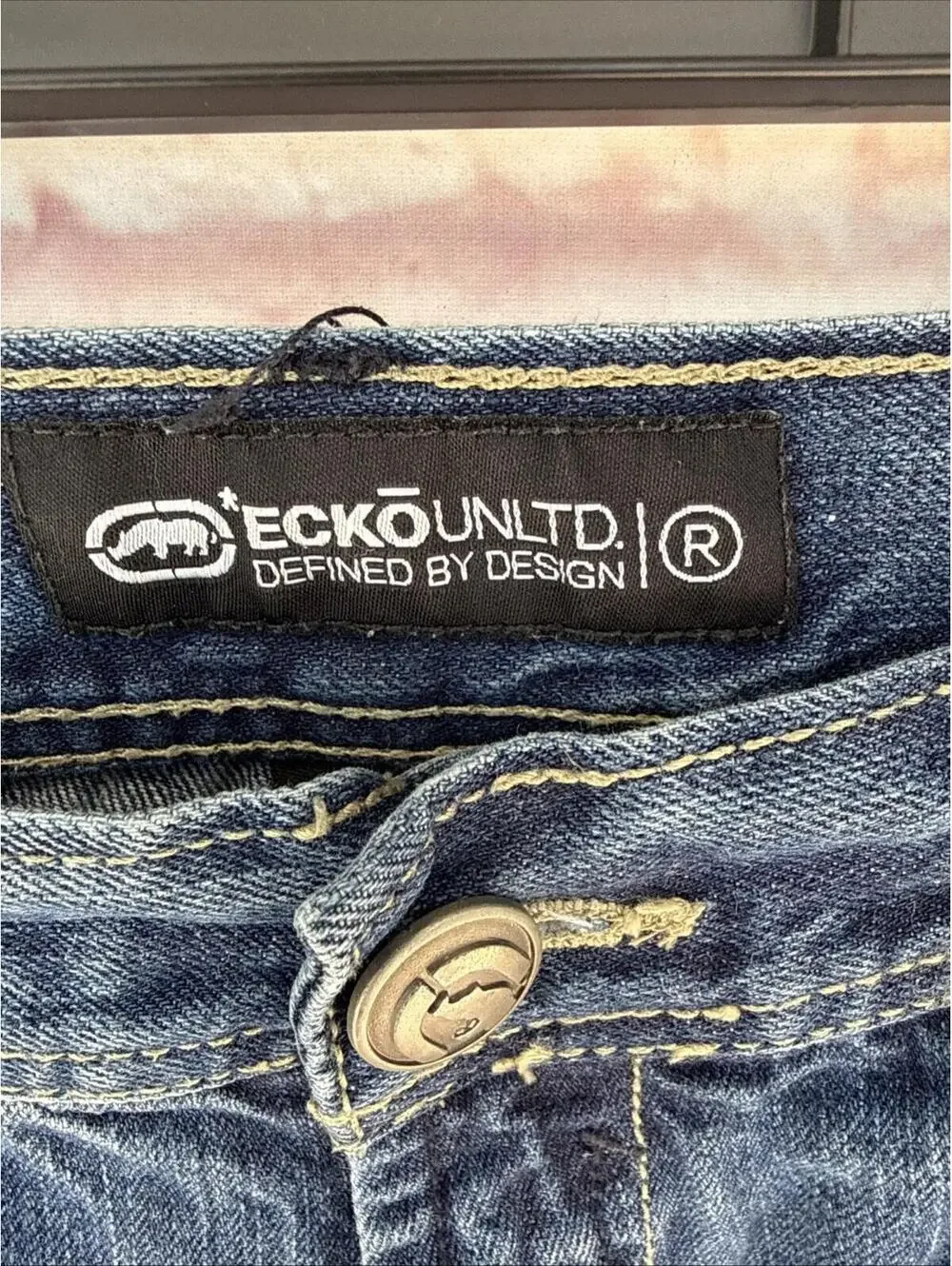 Men’s Ecko Unltd. Relaxed Fit 44 X 32 Blue Demin  Jeans